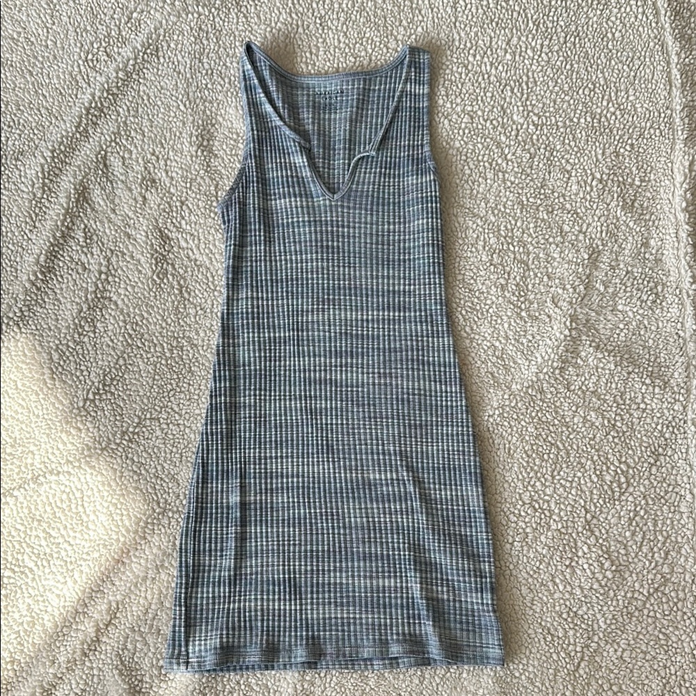 American Eagle ribbed, body-con sundress dress size medium